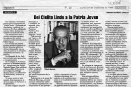 Del cielito lindo a la patria joven  [artículo] Enrique Ramírez Capello