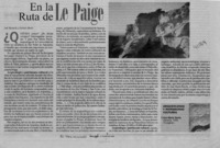 En la ruta de Le Paige
