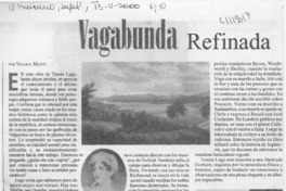 Vagabunda refinada  [artículo] Valeria Maino