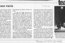 Una casa vacía  [artículo] As