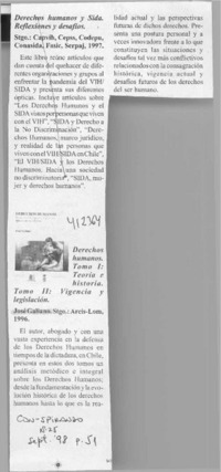 Derechos humanos  [artículo]