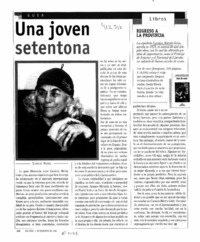 Una joven setentona  [artículo] Camilo Marks