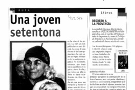 Una joven setentona  [artículo] Camilo Marks