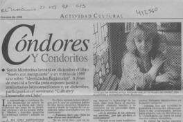 Cóndores y condoritos  [artículo] Christian San Martín