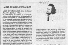 A ojo de Ariel Fernández  [artículo] Ariel Fernández