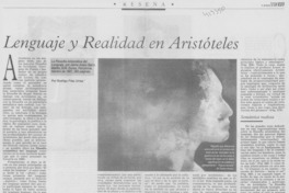 Lenguaje y realidad en Aristóteles