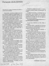 Carlos René Correa  [artículo] Fernando Quilodrán