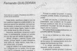 Carlos René Correa  [artículo] Fernando Quilodrán