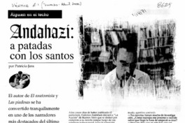 Andahazi, a patadas con los santos  [artículo] Patricio Jara