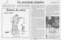 Un personaje singular  [artículo] Marino Muñoz Lagos