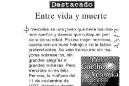 Entre vida y muerte  [artículo]
