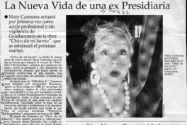 La nueva vida de una ex presidiaria  [artículo] Alicia Morales Ch.
