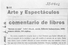 Retrato en sepia  [artículo] Antonio Rojas Gómez