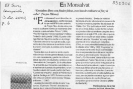 En Monsalvat  [artículo] Alfredo Barría