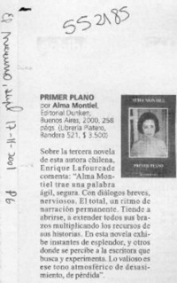 Primer plano  [artículo]