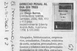Derecho penal al día  [artículo]