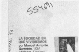 La Sociedad en que vivi(remos)  [artículo]