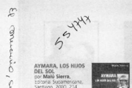 Aymara, los hijos del sol  [artículo]