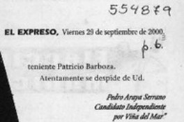 "Sembradores de Chile"  [artículo] Hernán Navarrete Rojas