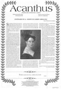 Centenario de la muerte de Carmen Arriagada
