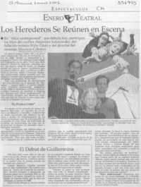 Los Herederos se reúnen en escena  [artículo]