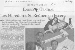 Los Herederos se reúnen en escena  [artículo]