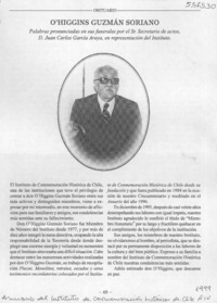 O'Higgins Guzmán Soriano  [artículo]