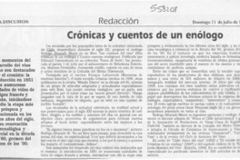 Crónicas y cuentos de un enólogo  [artículo]