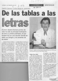 De las tablas a las letras