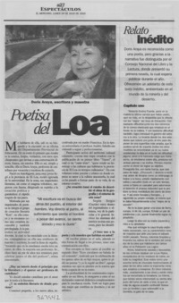 Poetisa del Loa