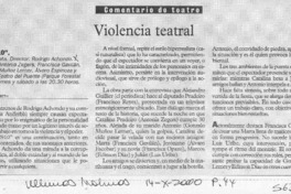 Violencia teatral  [artículo] Lady Macbeth
