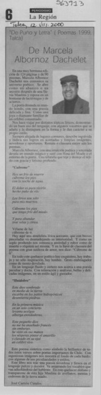 De Marcela Albornoz Dachelet