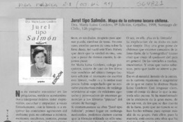 Jurel tipo salmón. Mapa de la extrema locura chilena