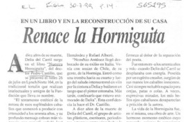 Renace la hormiguita