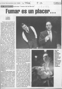 Fumar es un placer...