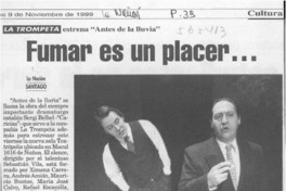 Fumar es un placer...