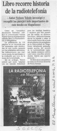 Libro recorre historia de la radiotelefonía