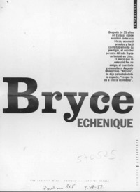 Bryce Echeñique