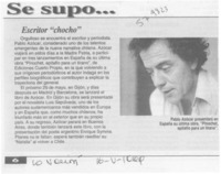 Escritor "chocho"