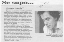 Escritor "chocho"