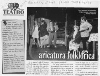 Caricatura folklórica  [artículo] Italo Passalacqua C.