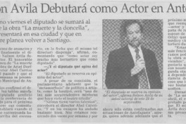 Nelson Avila debutará como actor en Antofagasta