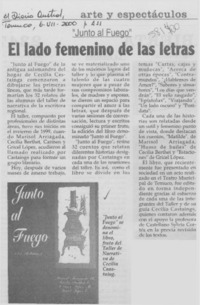 El Lado femenino de las letras