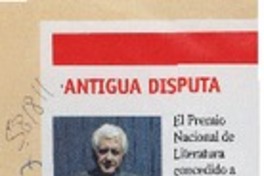 Antigua disputa  [artículo]