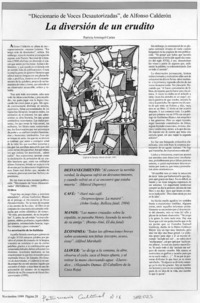 La diversión de un erudito  [artículo] Patricia Armingol Cartes