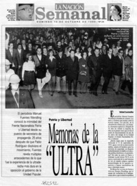 Memorias de la "Ultra"  [artículo] Rafael Fuentealba