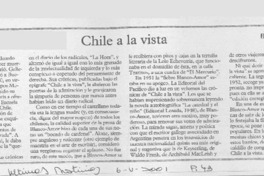 Chile a la vista