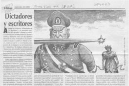Dictadores y escritores  [artículo] Hernán Soto