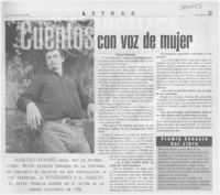 Cuentos con voz de mujer  [artículo] Ximena Villanueva