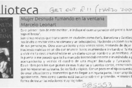 Mujer desnuda fumando en la ventana  [artículo] Castaña Aguirre
